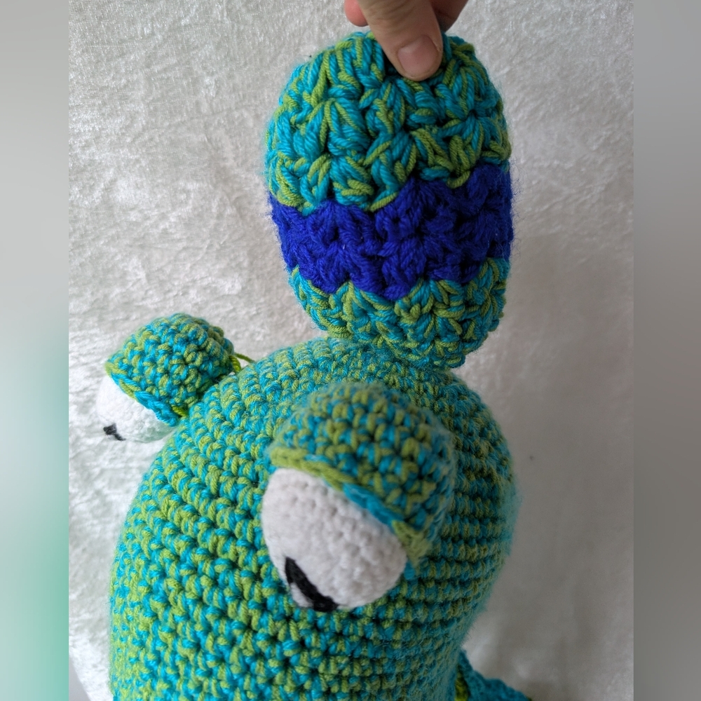 Cephalopod Bini Hat Regular Green Blue Octopus - Picture 2 of 5